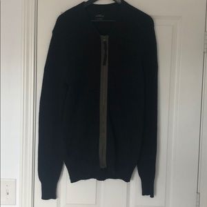 Allsaints zip up knitted sweater